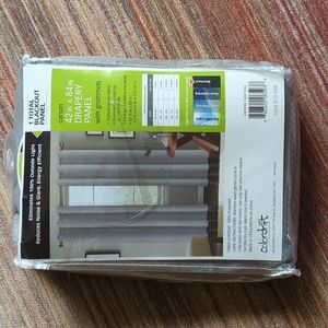 Blackout Curtain-Grey 42inx84in